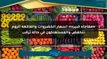«مفاجأة كبيرة» أسعار الخضروات والفاكهة اليوم تنخفض والمستهلكون في حالة ترقب
